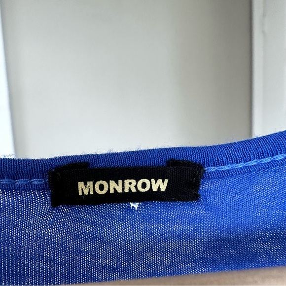 Monrow Drawstring Blue Romper - Picture 12 of 13